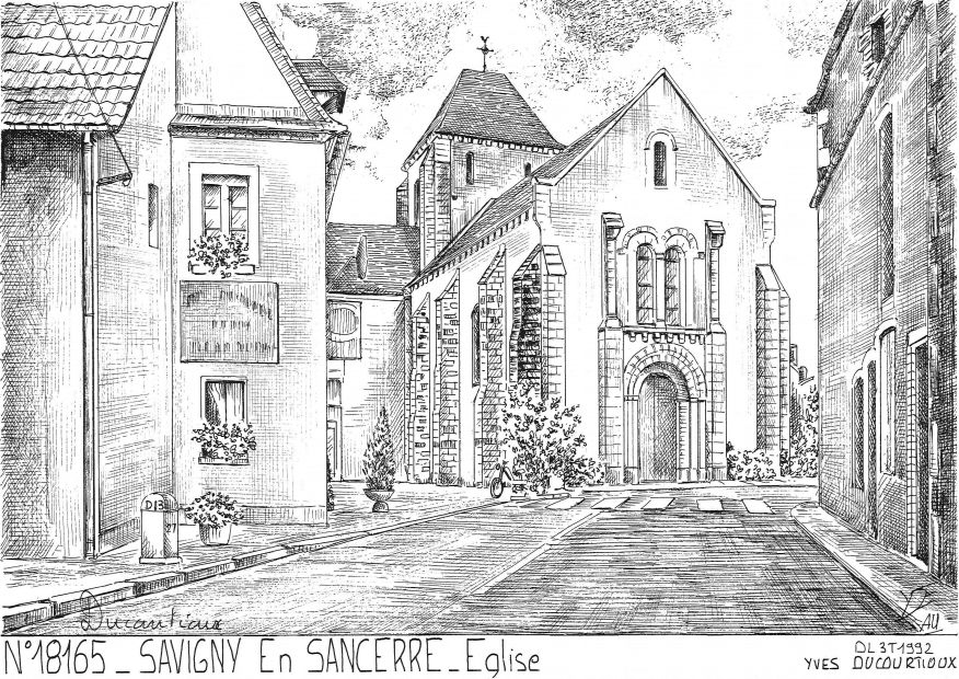 N 18165 - SAVIGNY EN SANCERRE - église
